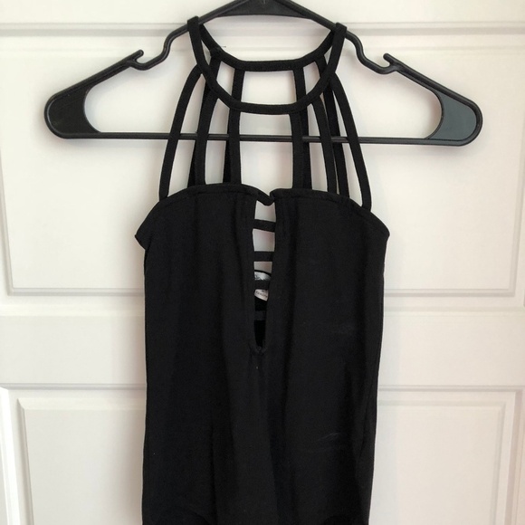 Mrs. Selfridge Black Cross Body Suit US 4 - Picture 1 of 3